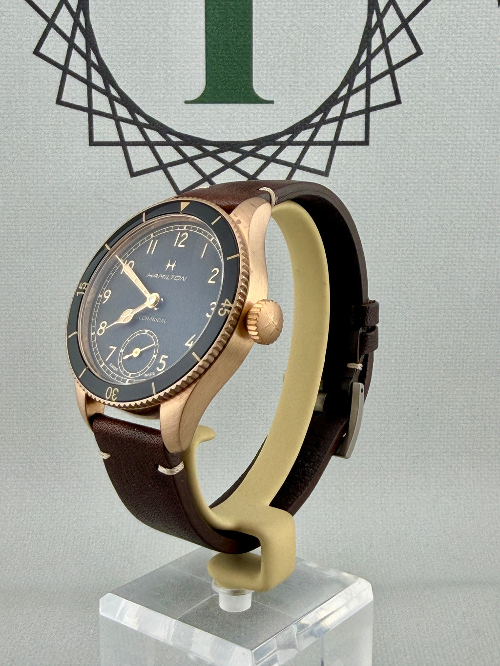 2022 Hamilton Khaki Mechanical Bronze 43mm H76709530 Mint Condition