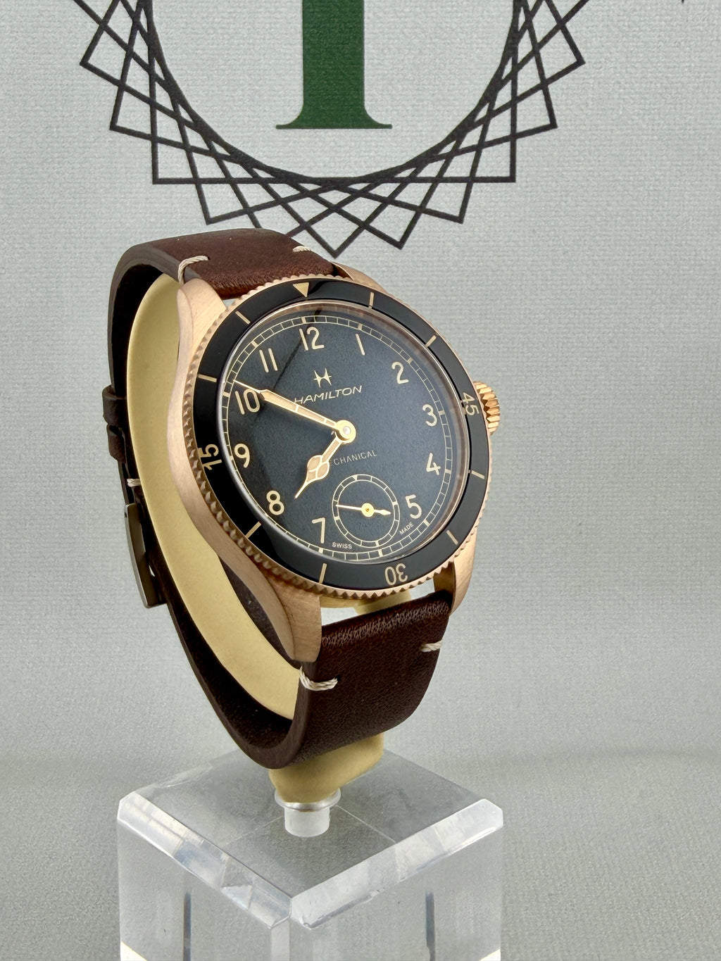 2022 Hamilton Khaki Mechanical Bronze 43mm H76709530 Mint Condition