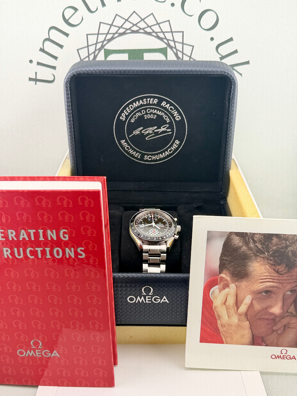 Omega Speedmaster Schumacher Ltd Ed. 3529.50.00 39mm Rare